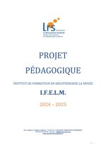 Projet pédagogique IFE La Musse 2024-2025